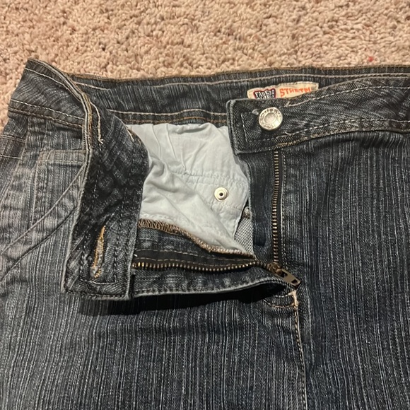 Faded Glory Skirt Stretch Black Denim Size 4 - Picture 7 of 8